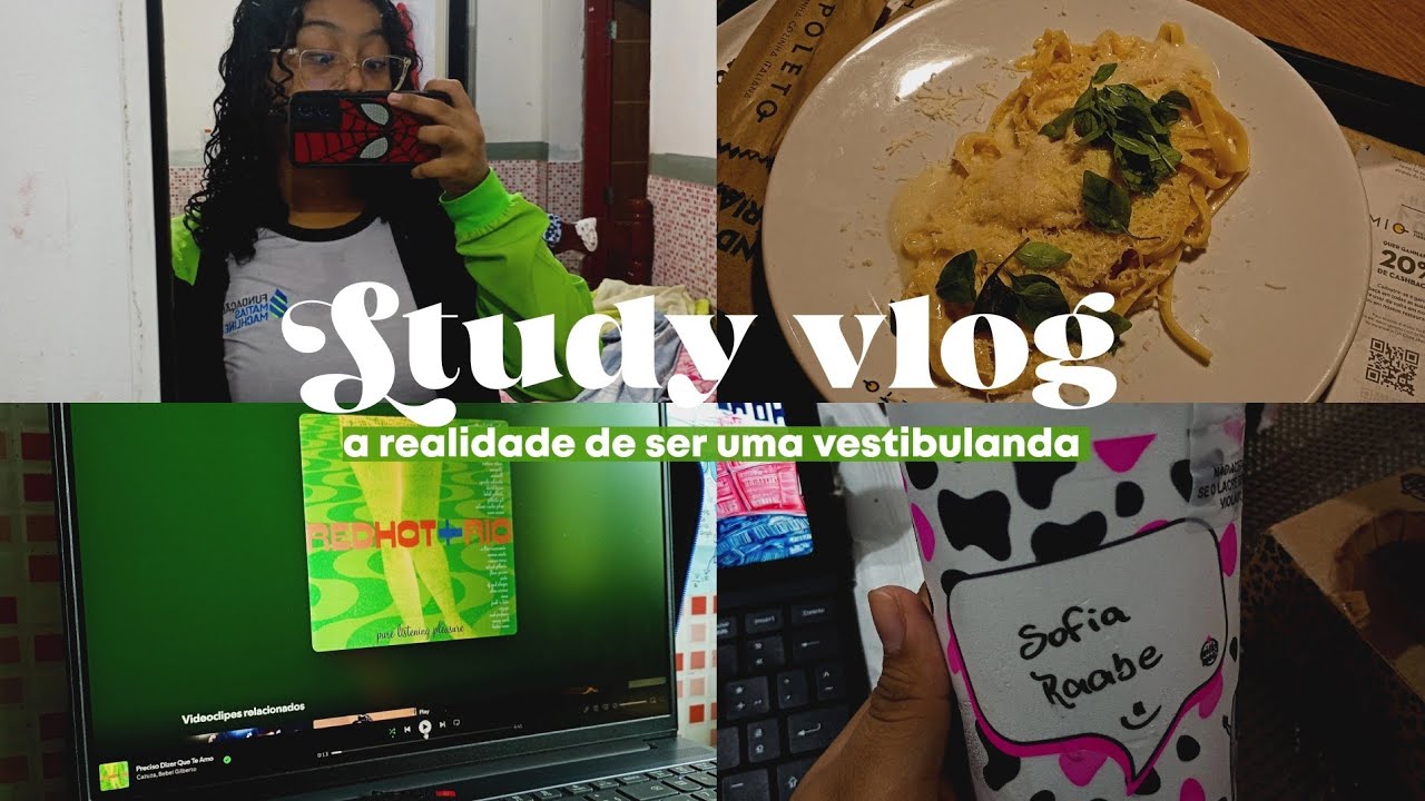 study vlog | a realidade de ser uma vestibulanda 