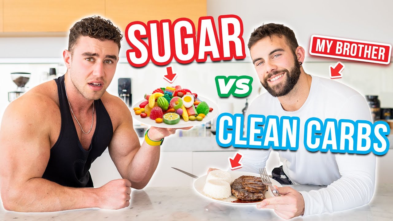 What Happened after I ATE SUGAR for 24 Hours while My Brother Ate Clean  | Sugar vs Clean Carbs
