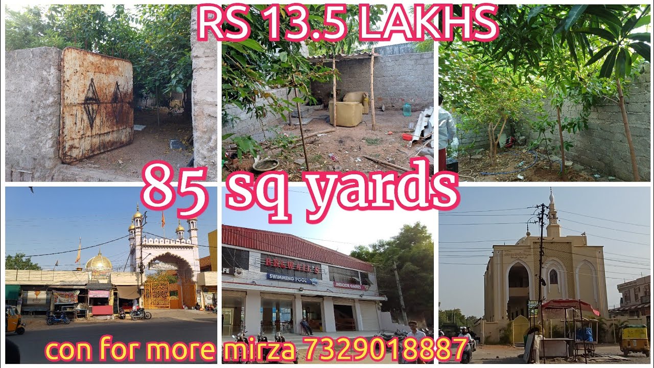 Boundary 85sq yard for sale Rs 13.5 lakhs  at opp pilli dargha barkas con for more  p  7893327288