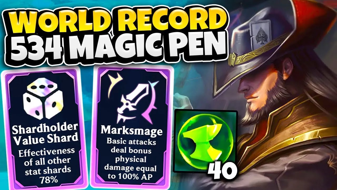 534 Magic Pene and 78% Shardholder Twisted Fate Anvil Run