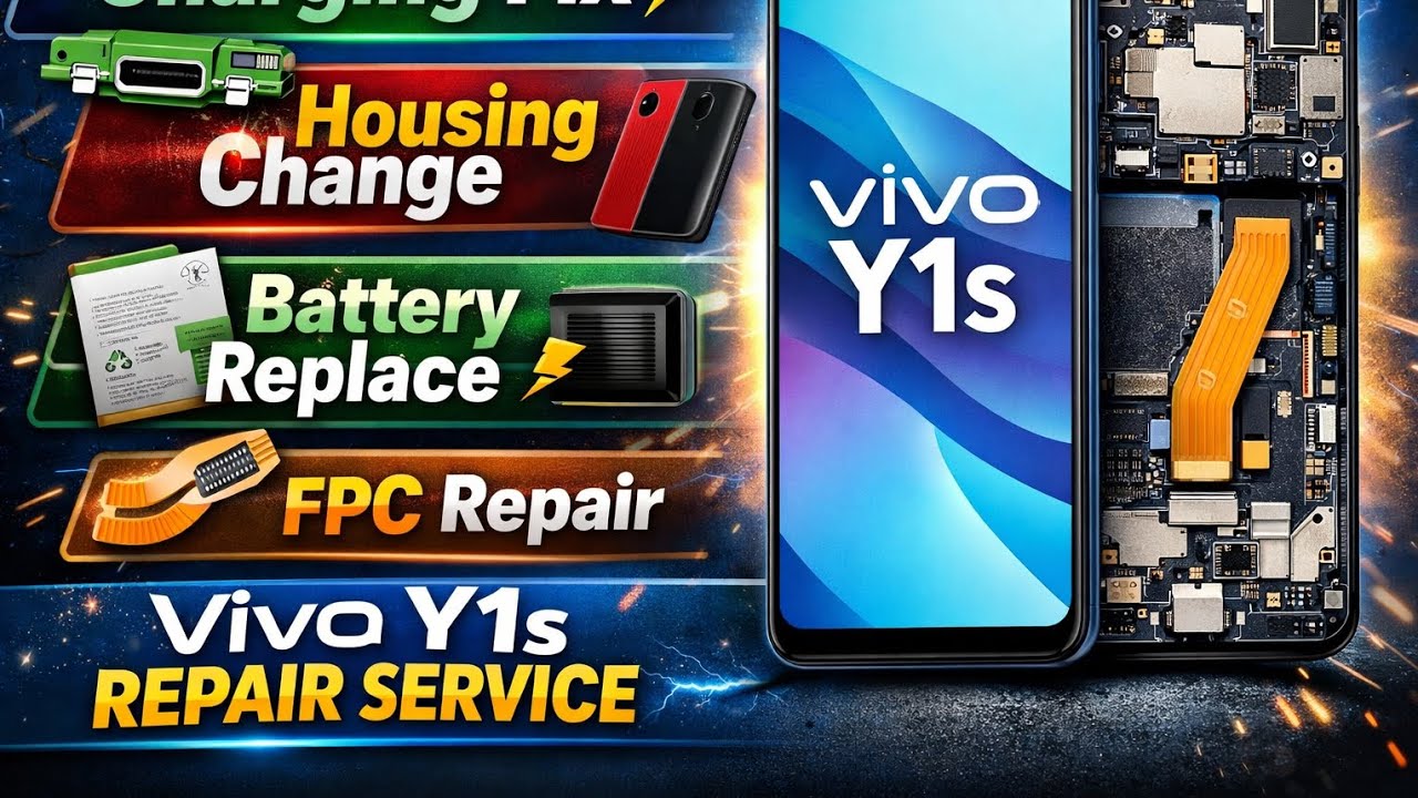 Vivo Y1s Full Repair – Charging, Battery, Display & Housing Change
