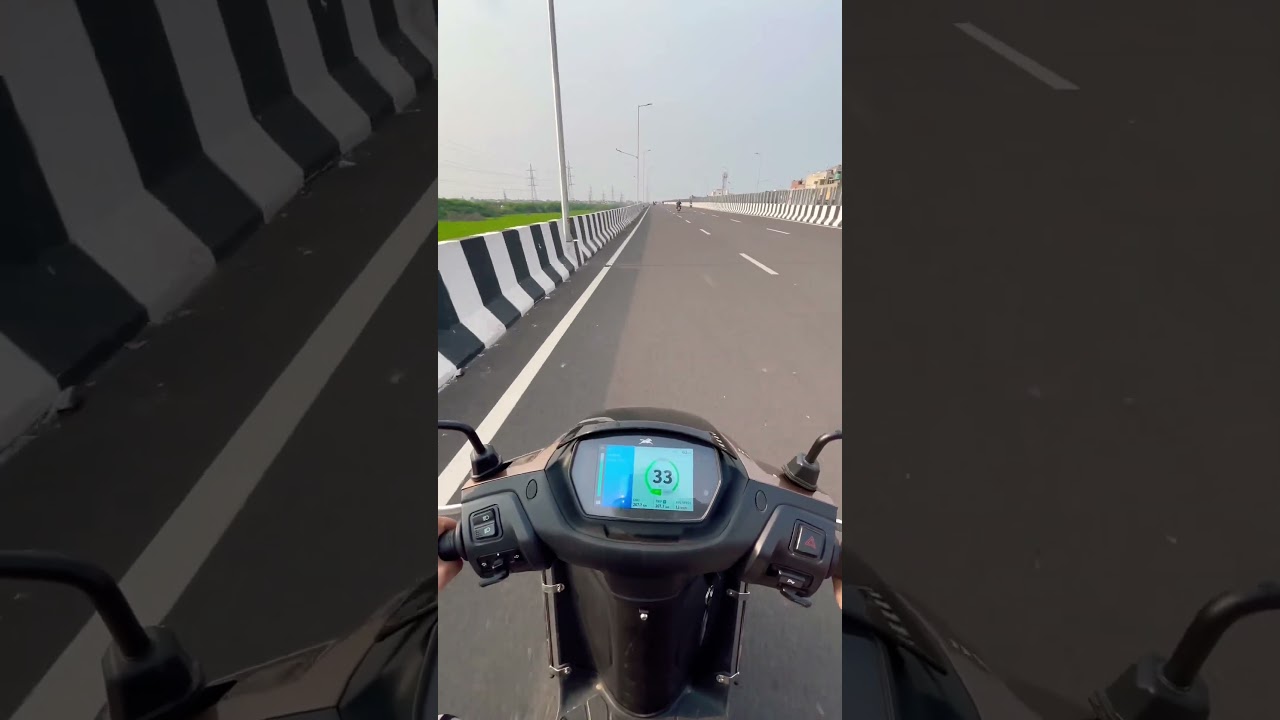 Tvs iqube 09 2.2kwh eco mode top speed test #tvs #iqube