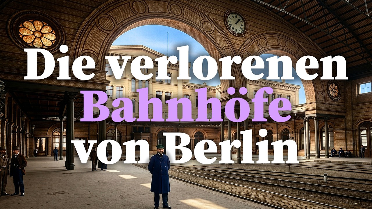 Die verlorenen Berliner Bahnhöfe, die heute niemand mehr kennt.