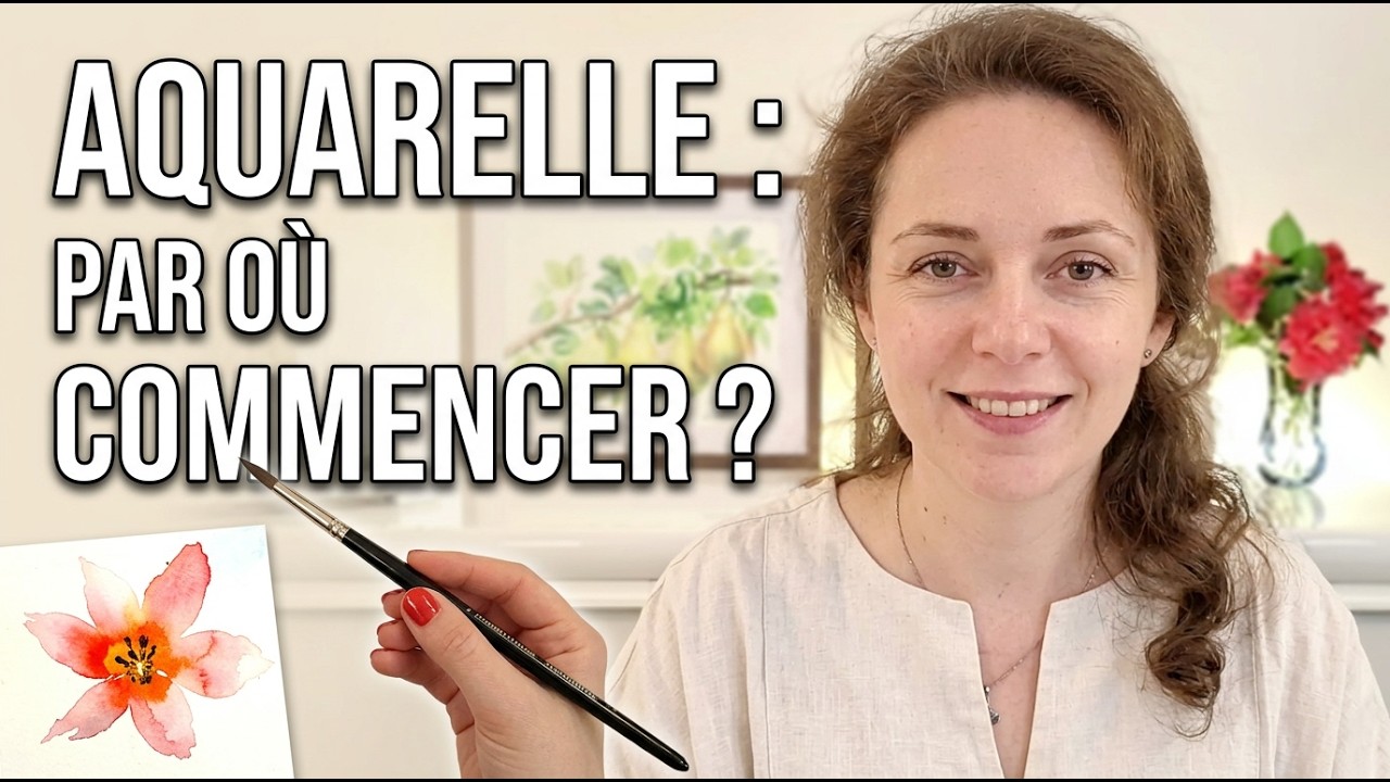 Aquarelle débutant : le matériel indispensable et par où commencer (sans se ruiner)