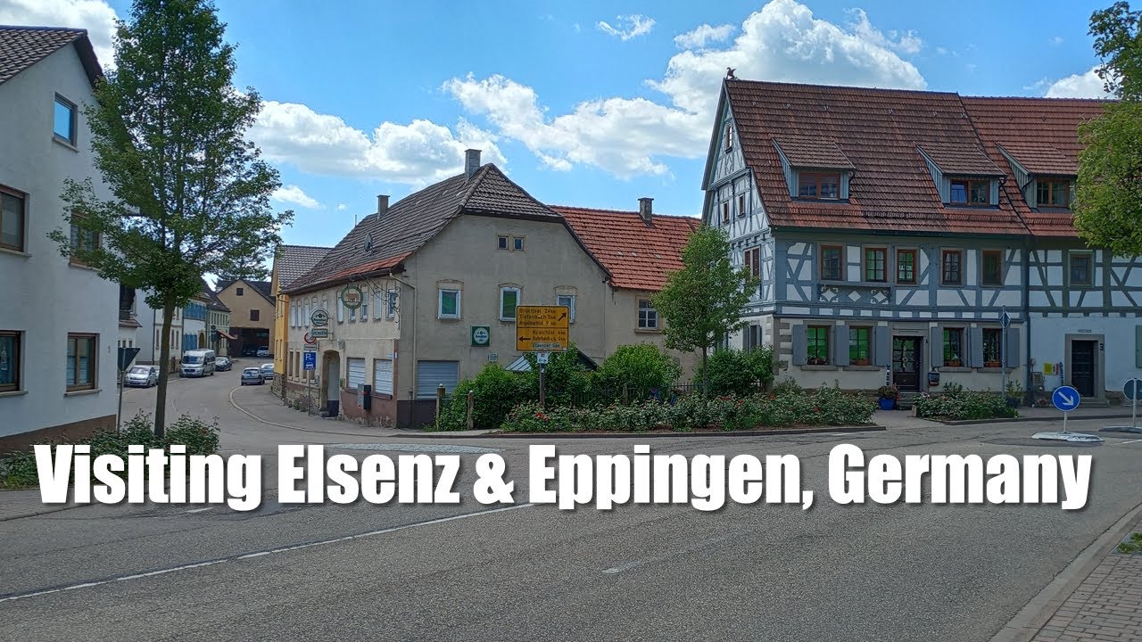 Visiting Elsenz and Eppingen, Germany