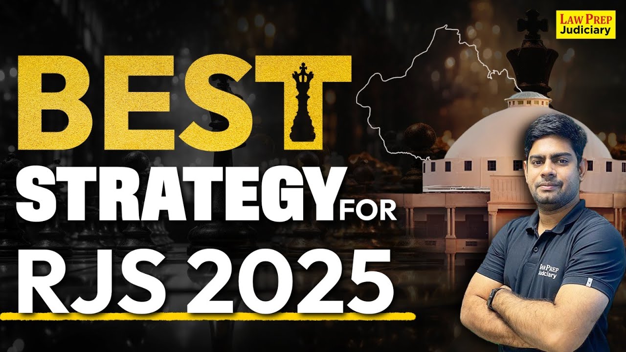 Best Strategy for RJS 2025 Preparation | Rajasthan Judiciary Exam Preparation Strategy By Surya Sir