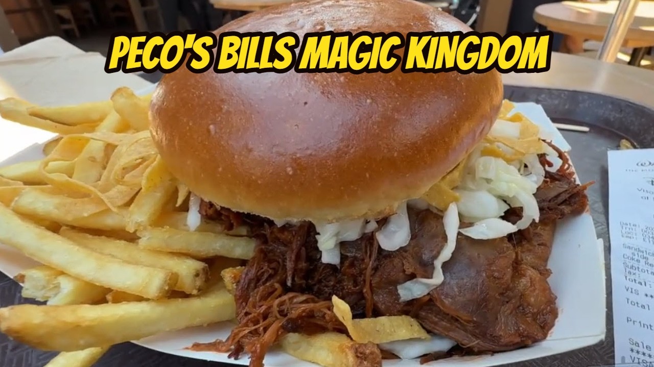 Обзор еды в кафе Peco's Bills Tall Tale Cafe Magic Kingdom
