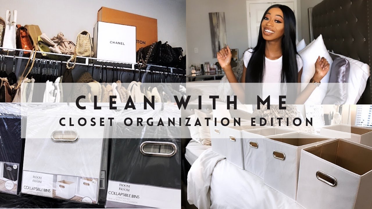 CLEAN WITH ME | CLOSET ORGANIZATION | CLEANING MOTIVATION | MODERN NEUTRAL AESTHETICS | 2021