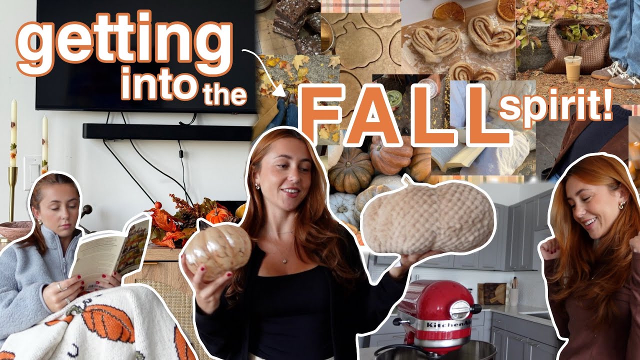 getting ready for fall 🍂👢🍪 (decorating, baking, fall favs, mood boards, + more) *moving series ep 3*