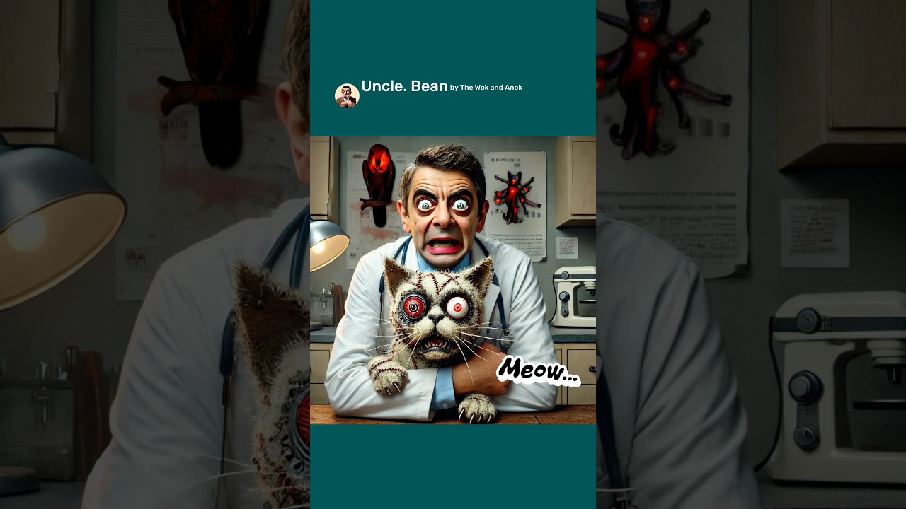 Mr Bean Saving Cat Eye Be Like Ai No Brainer #aiart #aicomedy #chatgptart #mrbean