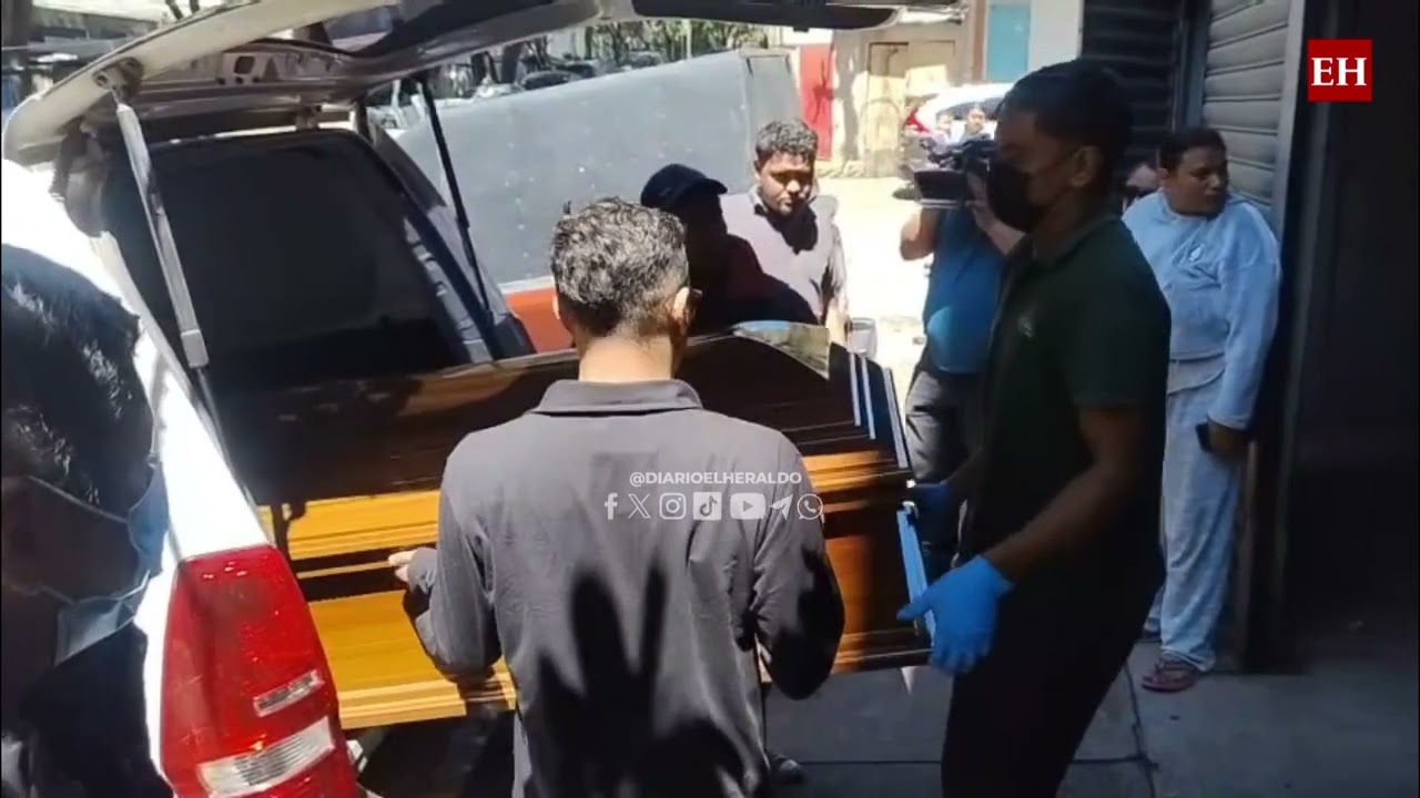 Familiares retiran restos de Eduardo Hernández y José Canales tras accidente mortal en Talanga