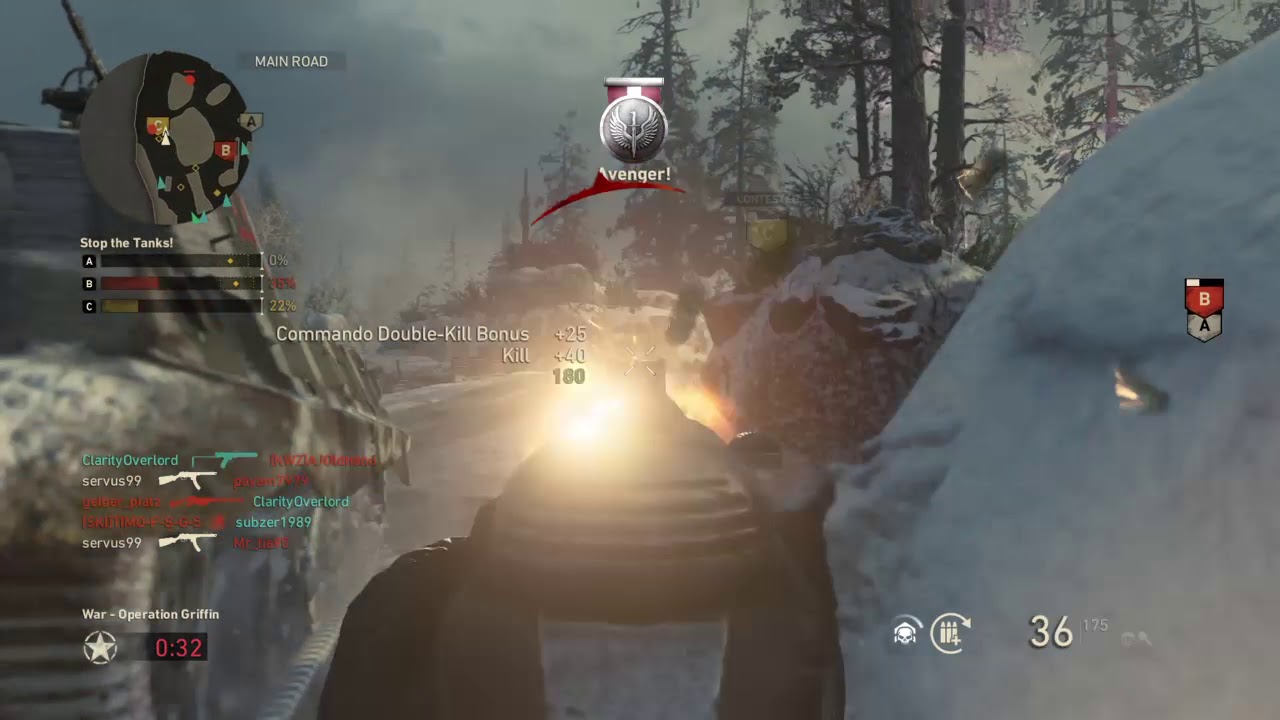 WW2: 45 Kills in 4 Minutes (9v9 War)