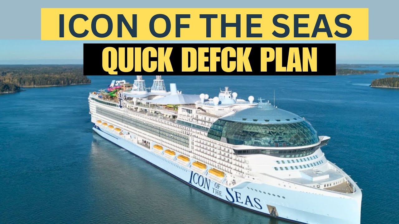 Краткий план палубы Icon Of the Seas