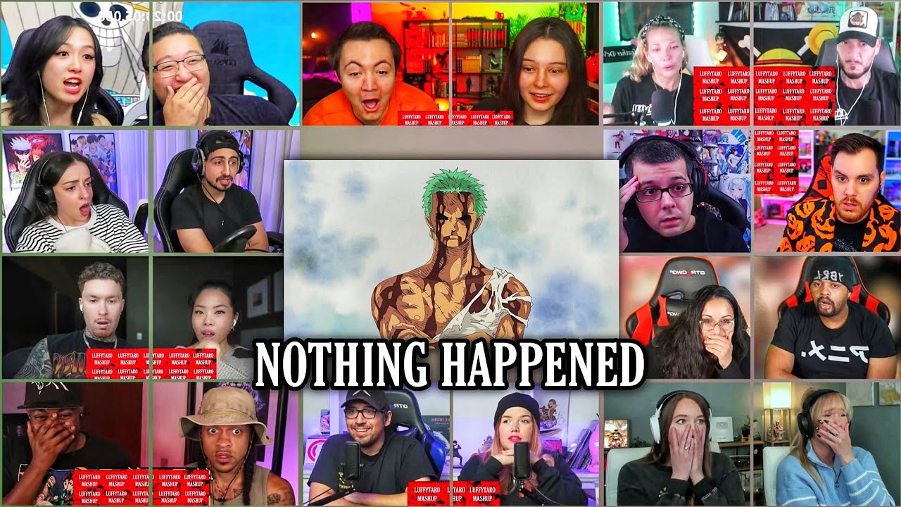 Nothing Happened Reaction Mashup  | One Piece Episode 377