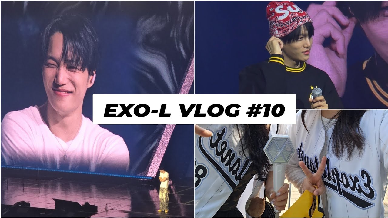 4K [엑소엘 브이로그] #10 소녀들의 비명소리가 난무하는 공연이 있다? | 250517-18 'KAION' IN SEOUL | 카이 콘서트 올콘 V-log | 첫콘 사첵