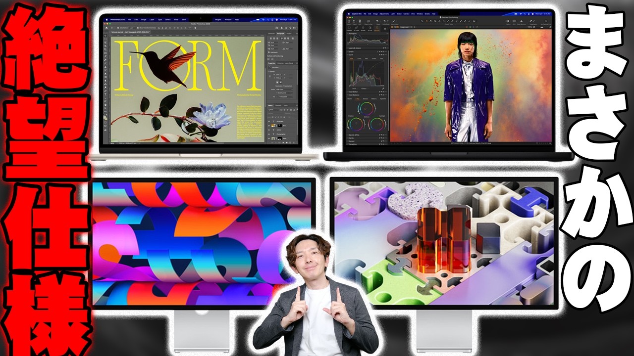 【本日発表】M5 MacBook Air / ProとStudio Display XDRが発表！ただ買う前に知っておくべき絶対知っておくべき絶望的な仕様が…【Apple,レビュー】