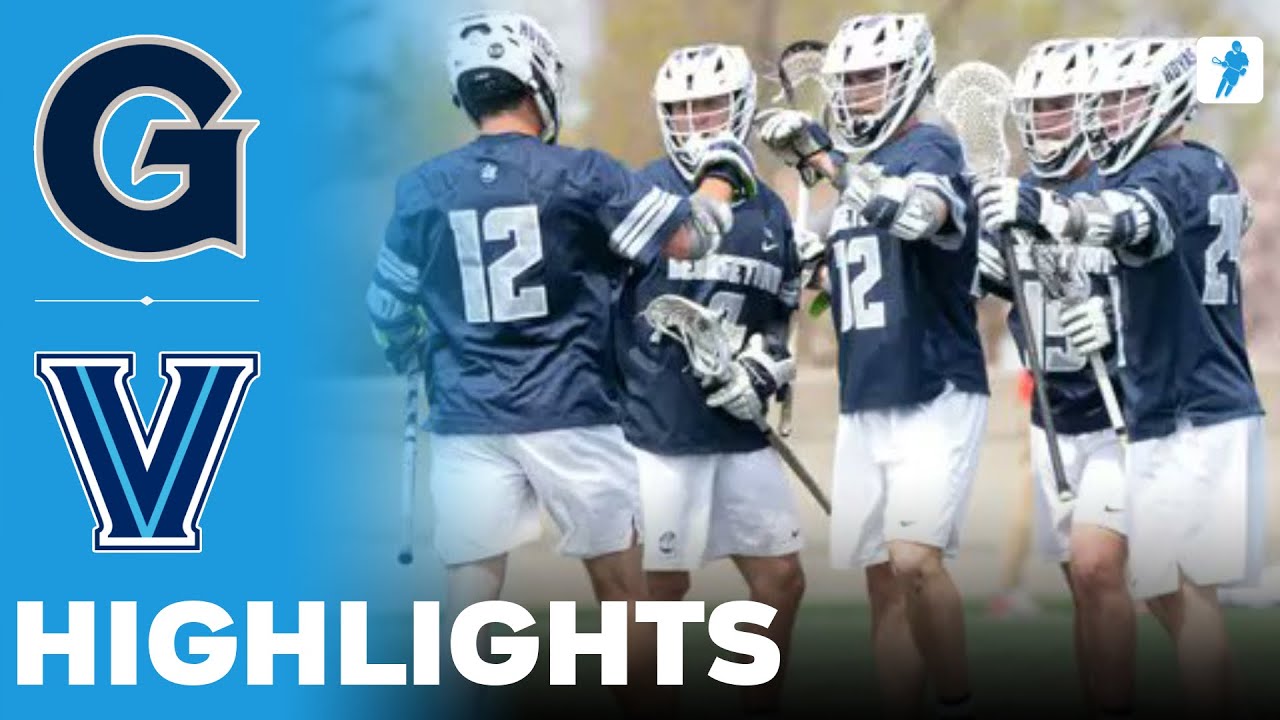 Georgetown vs Villanova | NCAA College Lacrosse | Highlights - April 25, 2025