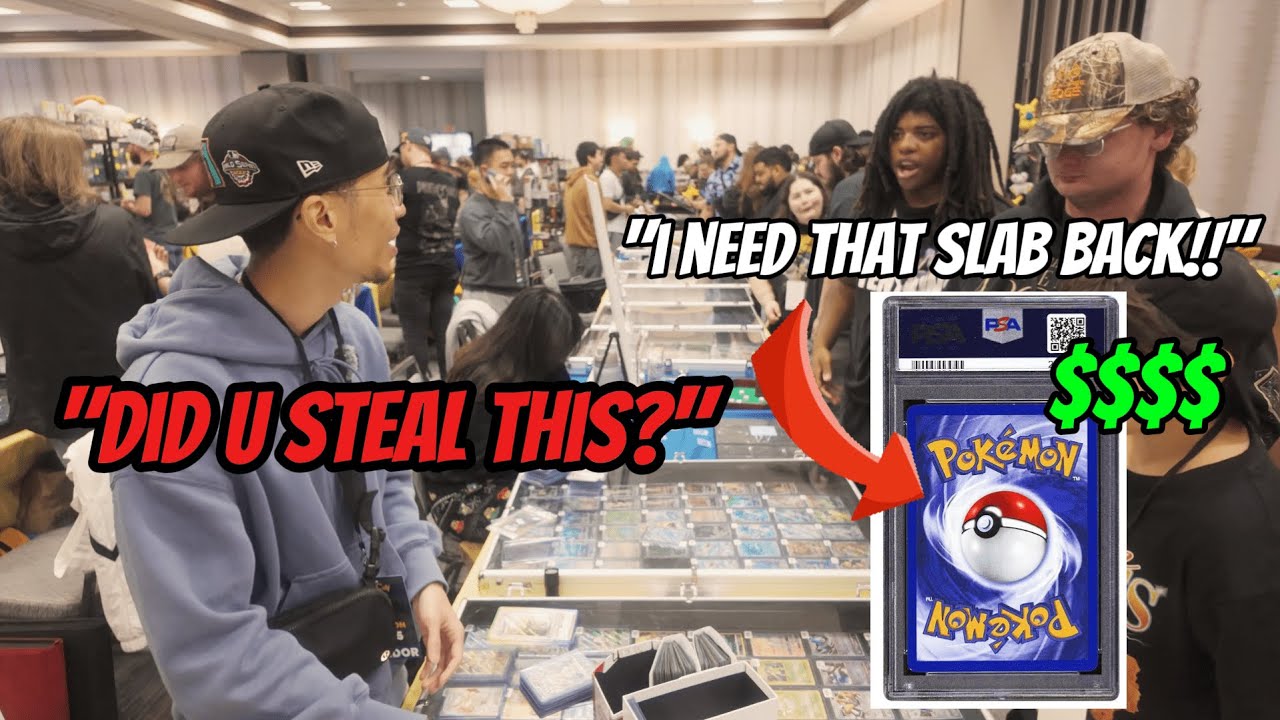 He Traded me a Stolen Card??! | PokeCon Houston Vendor POV
