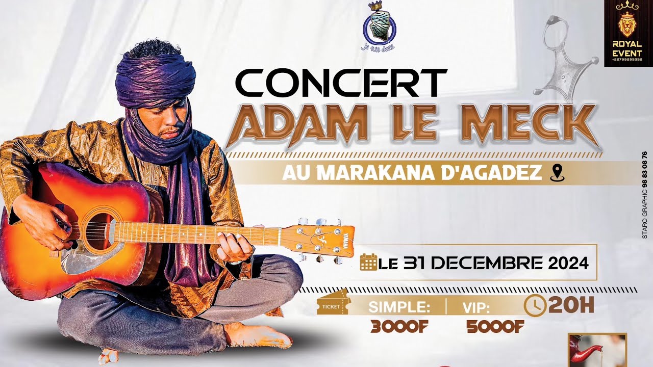 Concert Adam le Mec 2025 Agadez