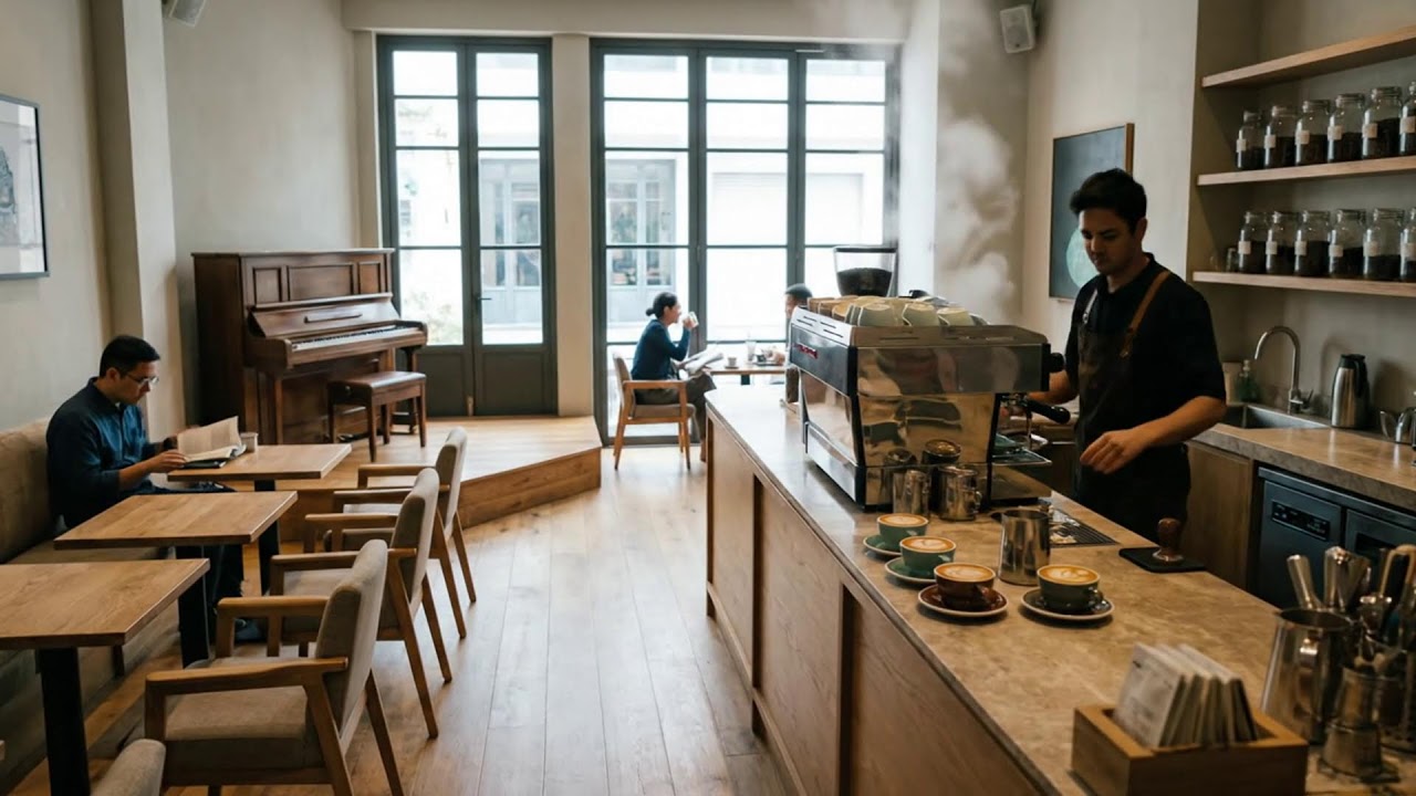 조용한 순간을 위한 봄 재즈 ☕🌼