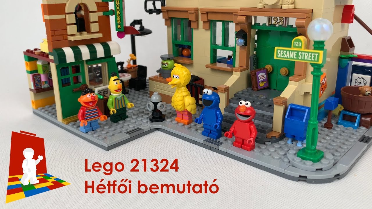 Hétfői bemutató - Szezám utca - Lego Ideas 21324