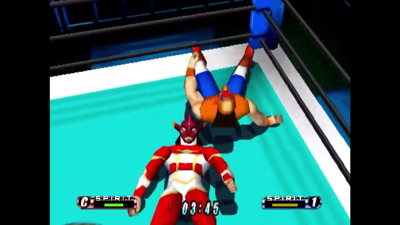 Virtual Pro Wrestling 64 Matches - Super Delfin vs. Jushin “Thunder” Liger