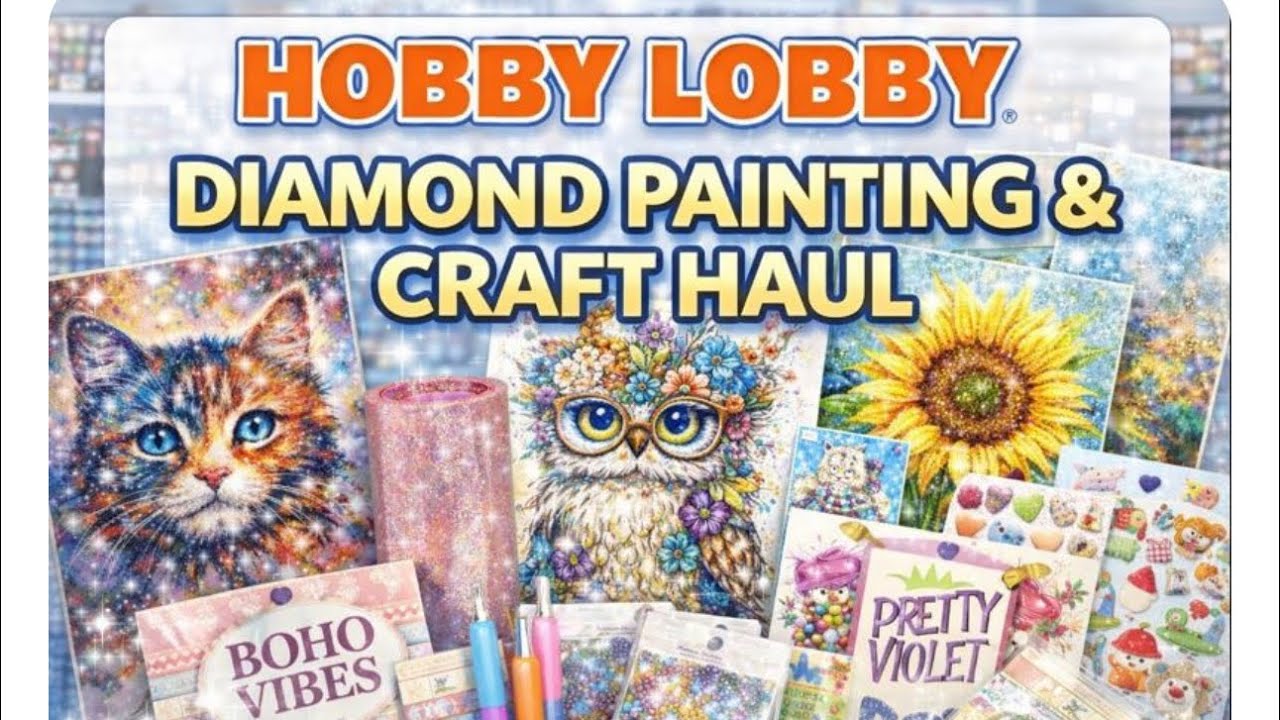 Покупки в Hobby Lobby: алмазная живопись и товары для рукоделия 💎 Огромная коллекция товаров для ...