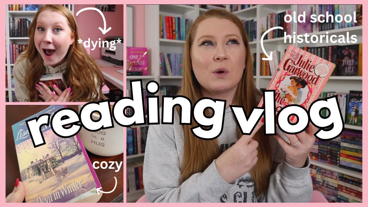 falling in love with historical romances again 💖 | reading vlog