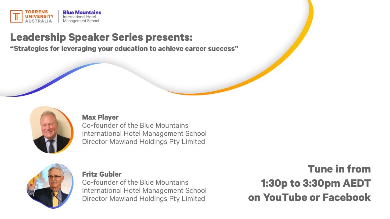 Leadership Speaker Series: Strategies for leveraging your education to achieve career success