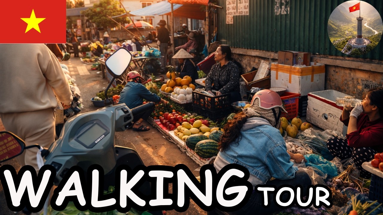 Simple People, Simple Life at a Village Market in Vietnam: appear in northern Vietnam Market
