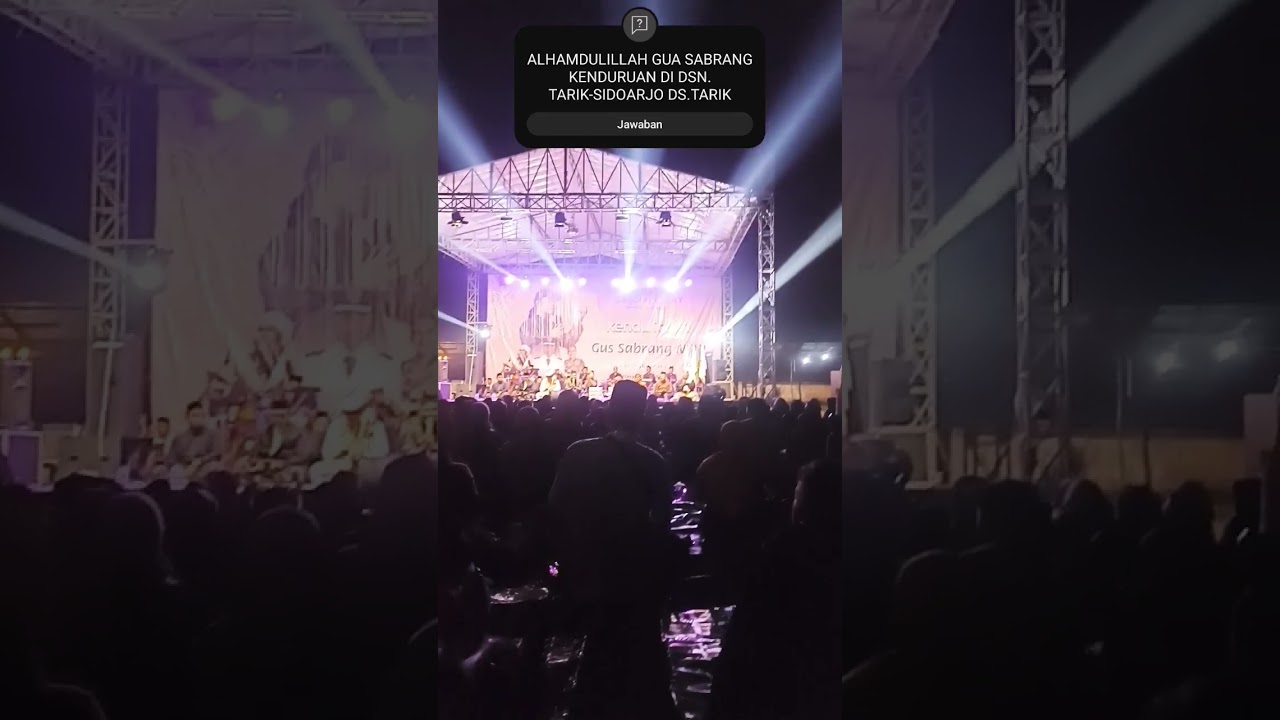 GUS SABRANG BERKENDURI DI LAPANGAN TARIK