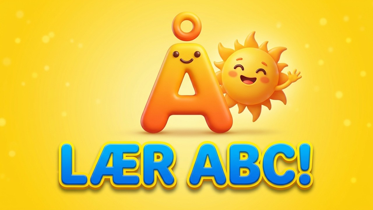 Lær alfabetet - Alfabetsang på Norsk