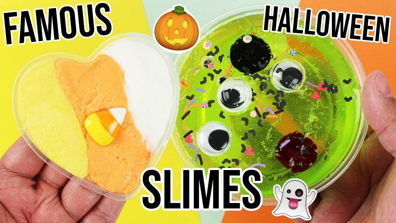 EXPOSING FAMOUS HALLOWEEN SLIME RECIPES!!! 😱