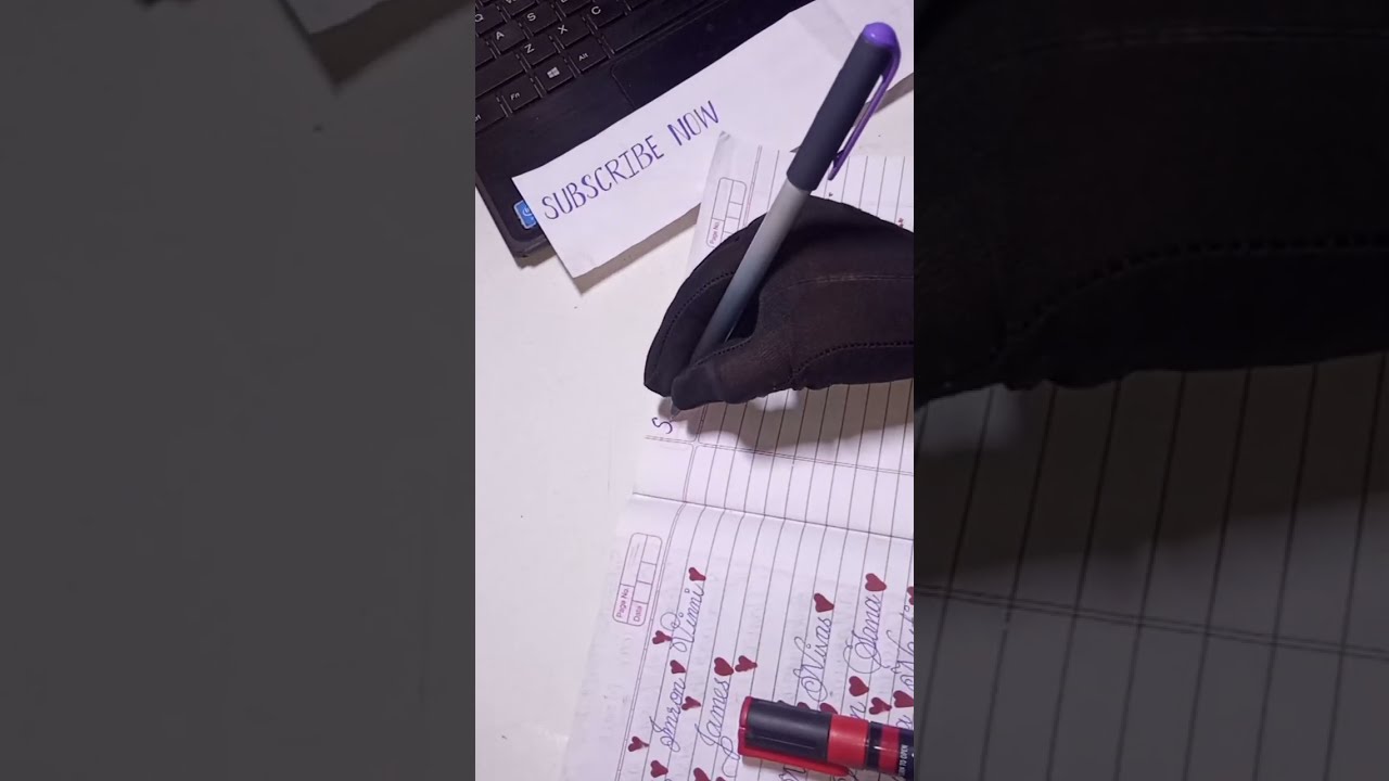 Special LIVE ✨ Writing Subscribers’ Names with Heart ♥️  Day 5 #writingsubscribersname #alhumairaedu
