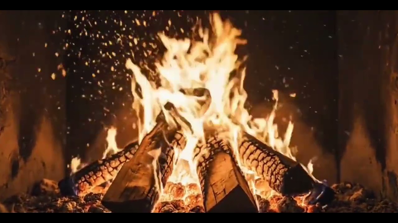 Tipi Eşliğinde Şömine Ateşi 1 Saatlik - REM Uykusu & Deep Sleep – Relaxing Fireplace Sounds (1 Hour)