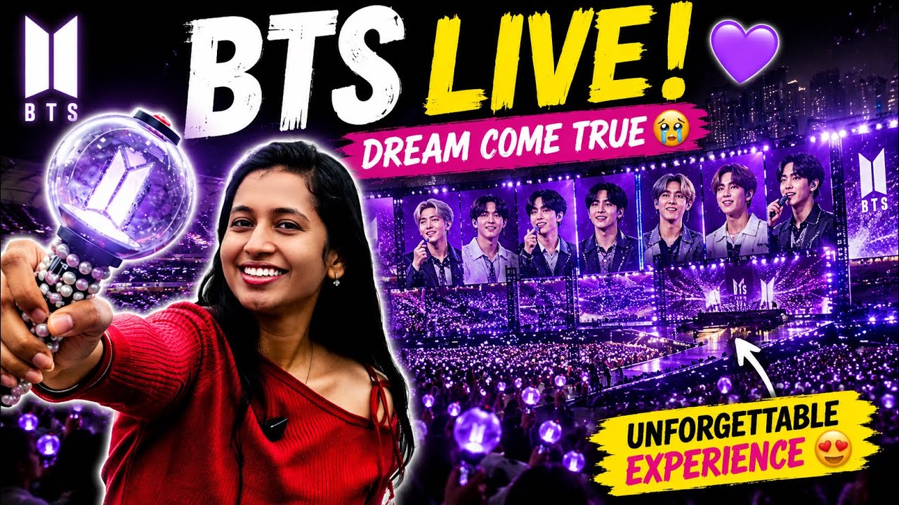My First BTS Concert in Goyang 😭💜 | Dream Come True | ARMY Energy in Korea | Keerthi In Korea