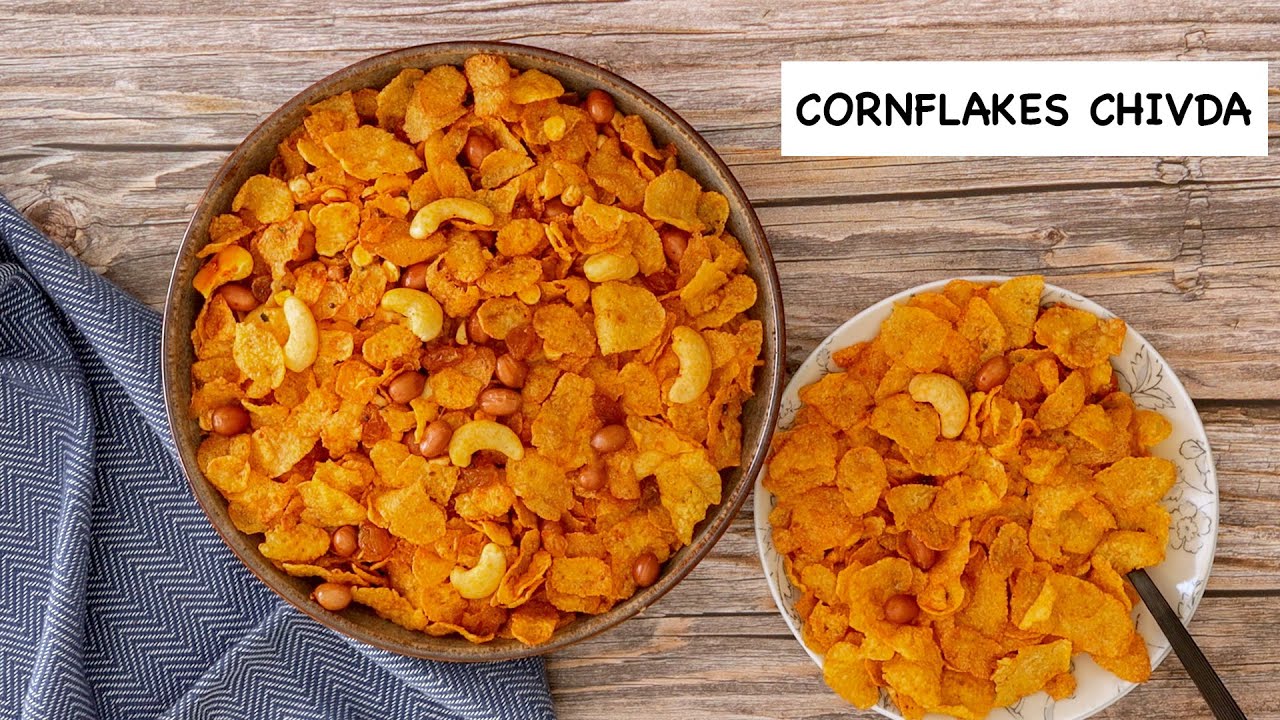 Cornflakes Chivda / Cornflakes Chevdo / Cornflakes Cereal Chivda