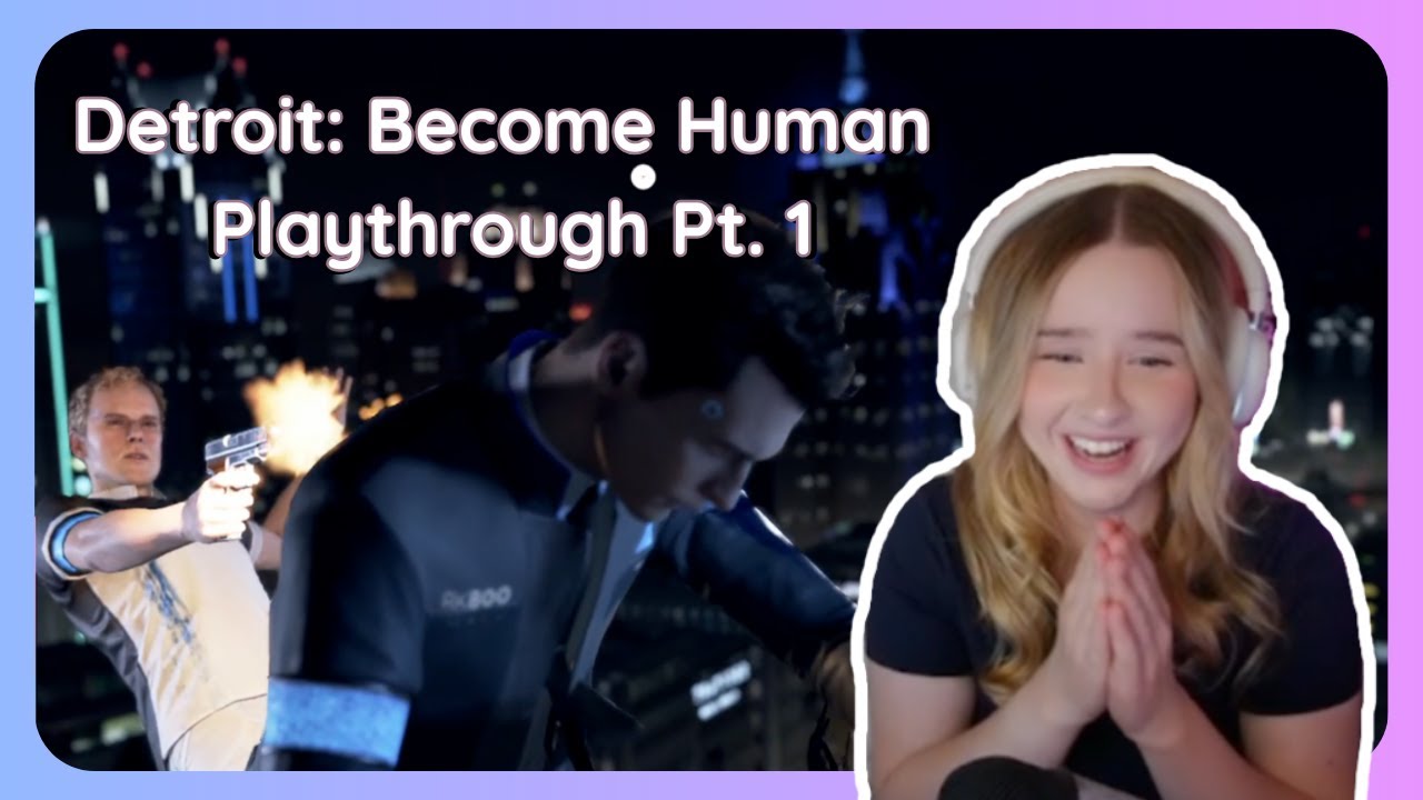 using chat to validate my decisions | Detroit: Become Human Playthrough Pt. 1