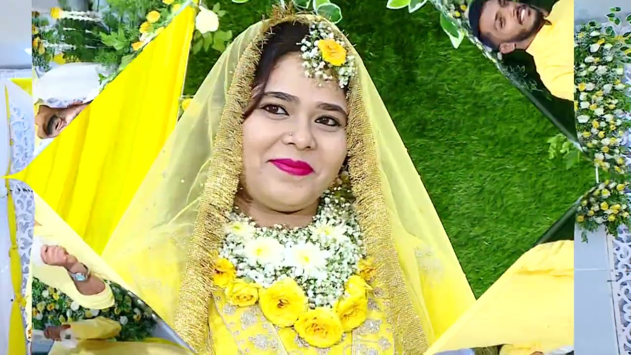 HALDI & SHUKRANA CEREMONY/RAYNA MAHEK AND MOHAMMED ZEESHAN/22.06.2024/GOLDEN 3D FLIMS PRODUCTION
