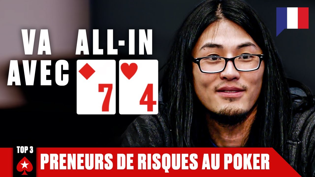 LES 3 PLUS GRANDS PRENEURS DE RISQUES ♠️  Quand les joueurs de poker... ♠️  PokerStars en Français