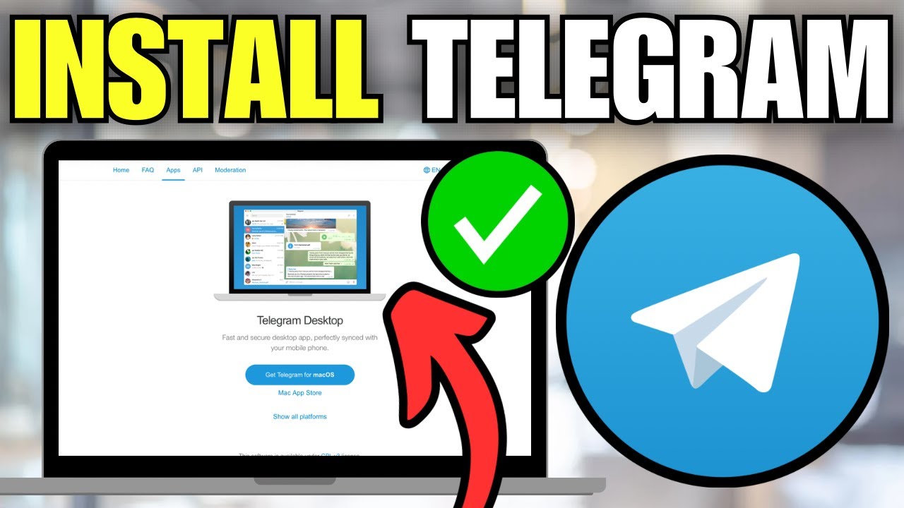 Как загрузить и установить Telegram на компьютер (ноутбук/ПК)