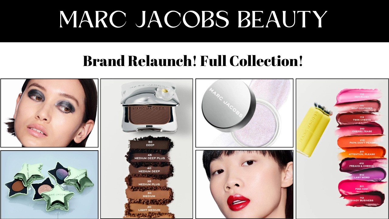 Full Collection Sneak Peek! The Return of Marc Jacobs Beauty