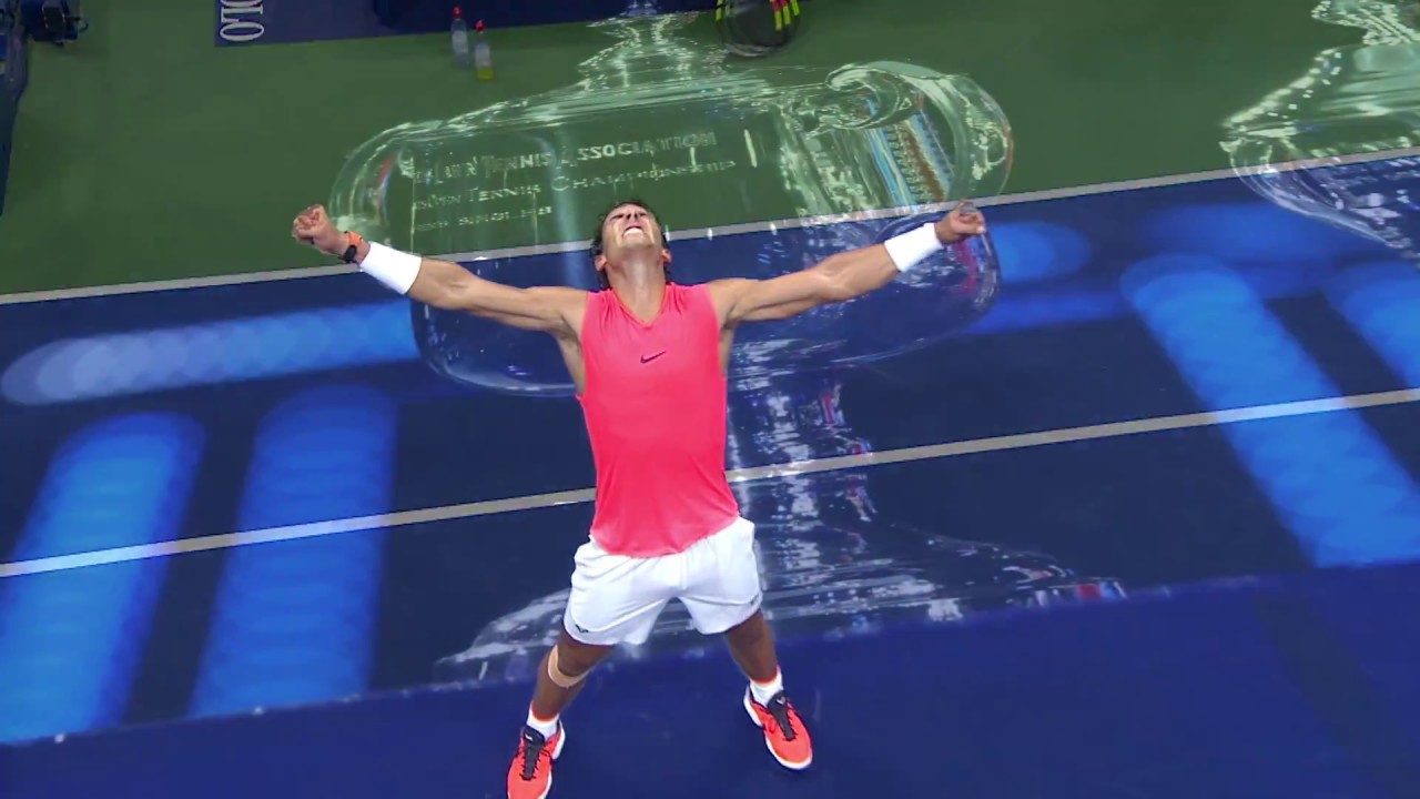 Rafeal Nadal Gives US Open Fans Ultimate Fist Pump