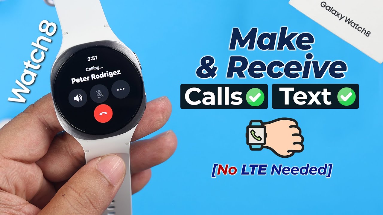 Jak dzwonić i wysyłać SMS-y na Samsung Galaxy Watch 8! [Potrzebne LTE?]