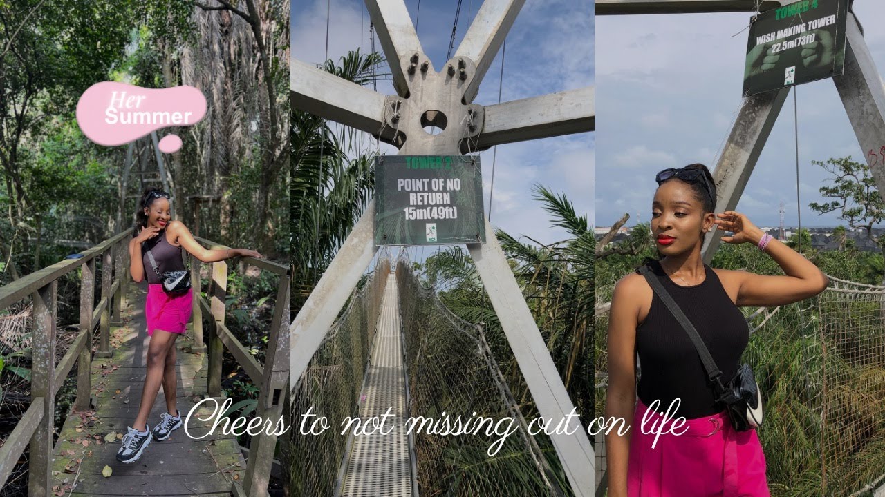 Her summer ~ Exploring lekki conservation centre , hidden snakes