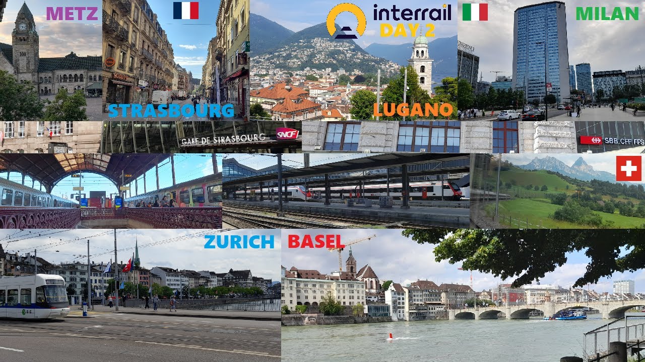 Interrail Global Trip | DAY 2 | Crossing Switzerland | 7/6/2024