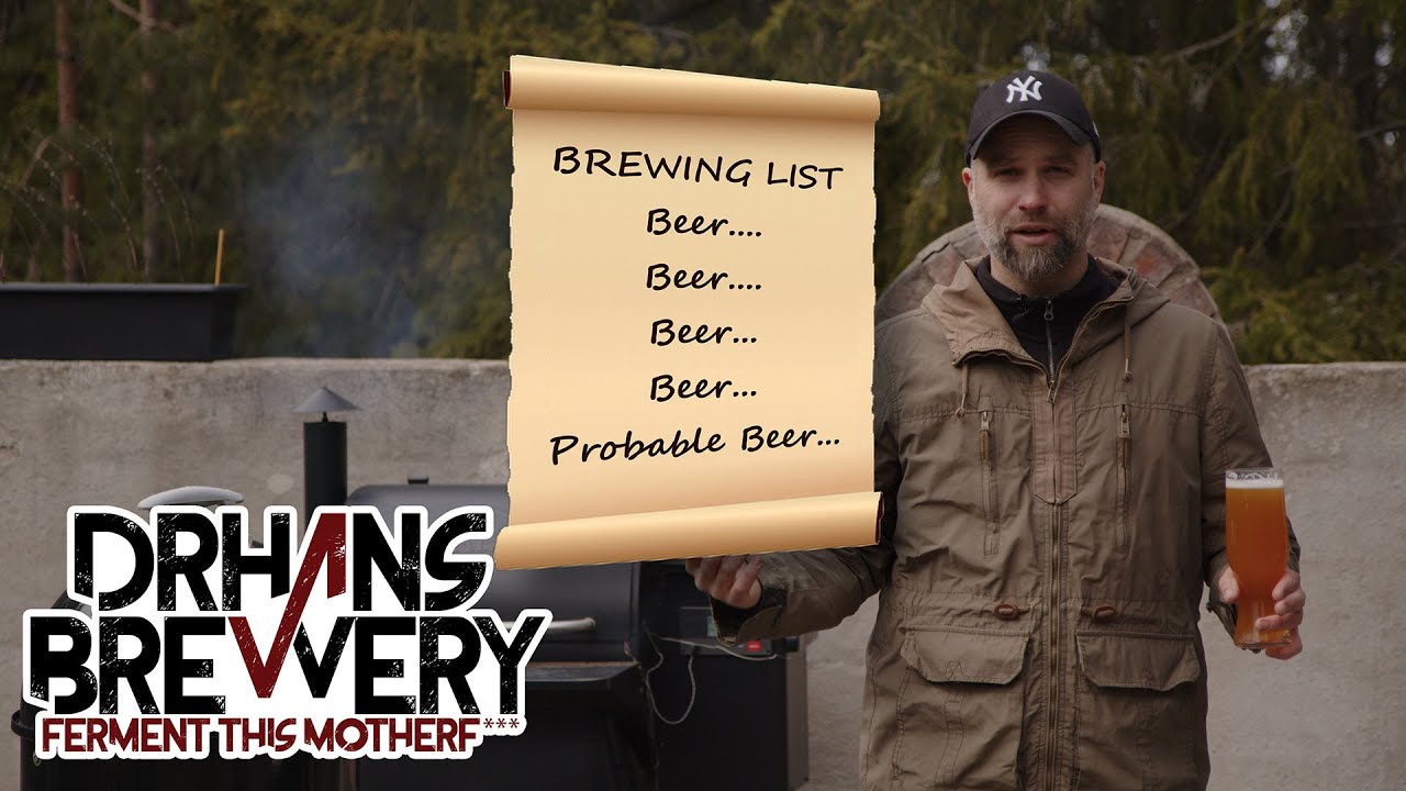 My Beer Brewing List for Spring and Summer - Home brewing Vlog