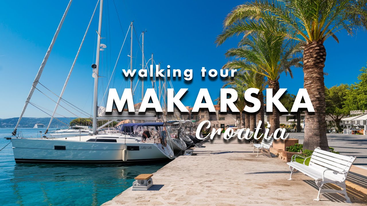 ☀️ MAKARSKA [4K] 🇭🇷 DALMATIA 🇭🇷 BEAUTIFUL CROATIA 🇭🇷 WALKING TOUR 4K