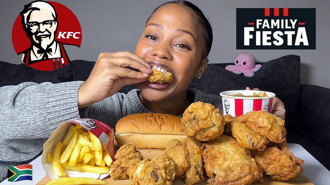 Let’s Eat KFC😋✨|South African Mukbang🔥❤️🇿🇦