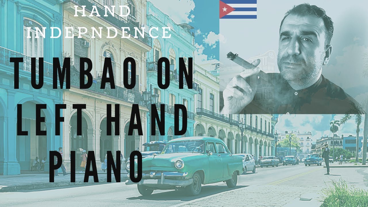 Tumbao on left hand  piano. Hand Independence #salsa #latinjazz #cuba